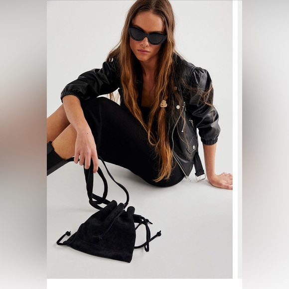 Free People Handbags - Free People Black Crossbody Bag